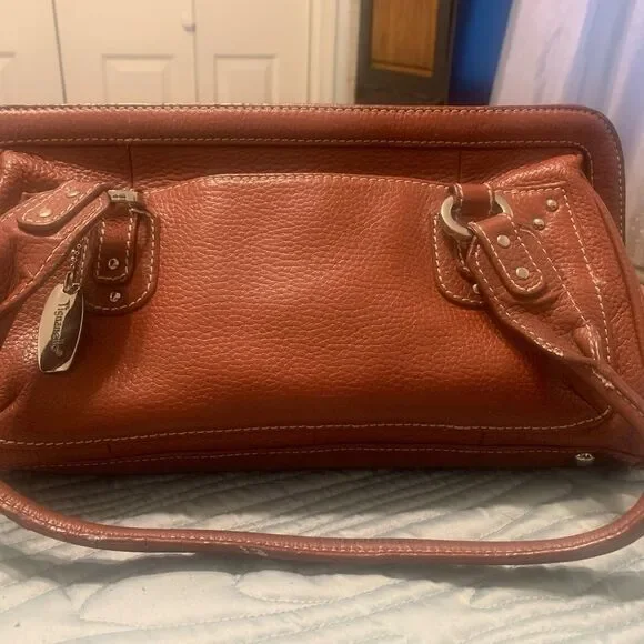 Tignanello Burnt Orange Leather - Picture 3 of 9